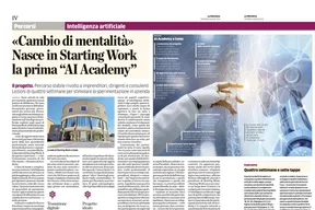 Articolo su AI Academy pubblicato dal quotidiano La Provincia di Como.